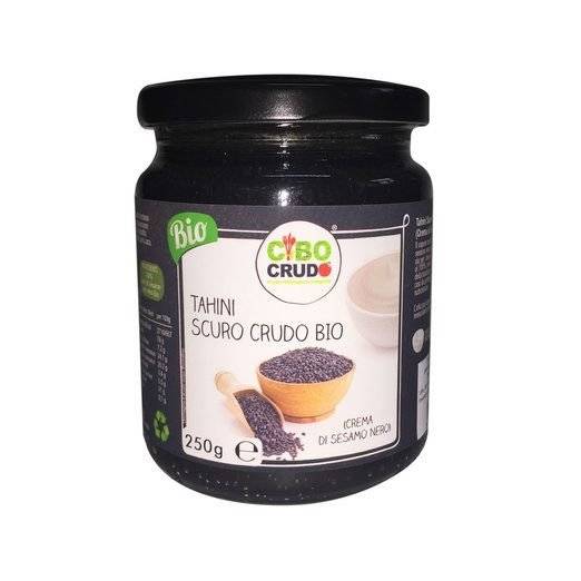 Tahini Scuro (Burro di Sesamo Nero) Crudo Bio - Sesame Butter Raw Organic - 180 g